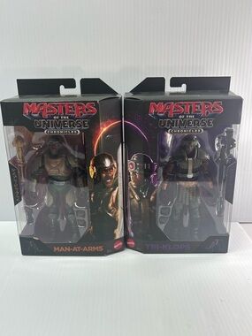 Masters Of The Universe Chronicles Man-At-Arms & Tri-Klops 6.5in Mattel Figures